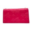 Fendi Embossed Leather Chain Wallet
