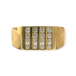 Diamond 0.5cts Ring In 9K Yellow Gold