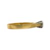 Diamond 0.2cts Ring In 18K Yellow Gold