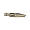 Diamond 0.1cts Ring In 10K White Gold