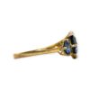 Quartz And Diamond 0.01cts Ring In 9K Yellow Gold