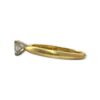 Diamond 0.4cts Ring In 18K Yellow Gold