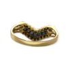 Quartz Ring In 14K Yellow Gold