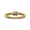 Diamond 0.4cts Ring In 18K Yellow Gold