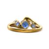 Quartz And Diamond 0.01cts Ring In 9K Yellow Gold