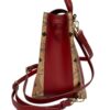 MCM Visetos Essential Drawstring Leather Coated Canvas Backpack