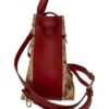 MCM Visetos Essential Drawstring Leather Coated Canvas Backpack