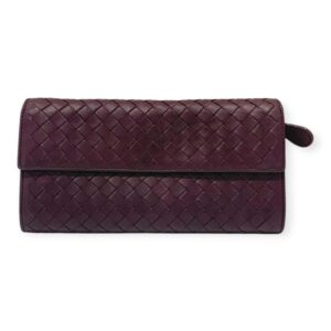 Bottega Veneta Compartment Flap Intrecciato Nappa Wallet