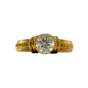 Diamond 1.00ct Ring in 18K Yellow Gold 