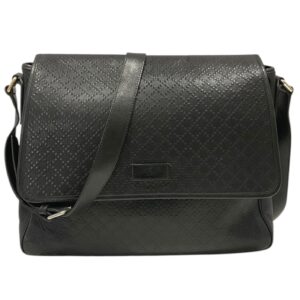 Gucci Leather Diamante Messenger Bag