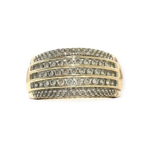 Diamond 0.40ct Ring in 9k Yellow Gold