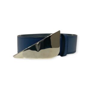 Fendi Blue and Grey Calf Belt