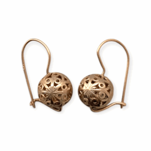 Earrings In 9K Yellow Gold