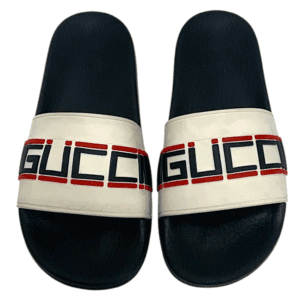 Gucci Stripe Rubber Slides