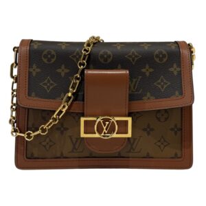 Louis Vuitton Dauphine Reverse Monogram Canvas MM Shoulder Bag