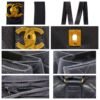 Chanel Vintage Leather Navy Blue Backpack