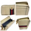 Gucci Leather Ophidia Web Long Wallet