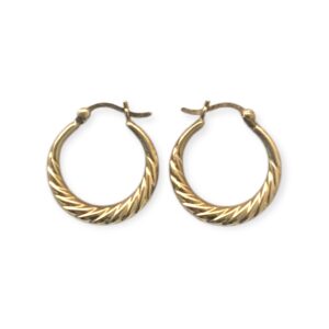 Earrings in 9K Yellow Gold