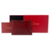 Cartier Burgundy Leather Cardholder