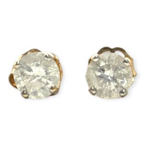 Diamond 0.30cts Earrings in 9K Yellow Gold
