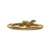 Tiffany&Co. 0.05ct Diamond Knot Ring in 18K Yellow Gold