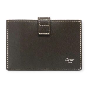Cartier Brown Leather Cardholder