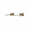 Diamond 0.05cts Earrings In 9K Yellow Gold