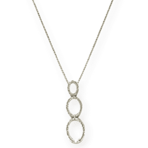 25cm Diamond 2cts Necklace In 18K White Gold