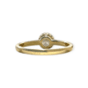 Diamond 0.67cts Ring In 9K Yellow Gold