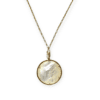 58cm Mother of Pearl Necklace in 9K Yellow Gold