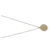 58cm Mother of Pearl Necklace in 9K Yellow Gold