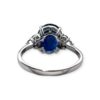 Diamond And Sapphire 0.28CTS Ring in 14K White Gold