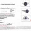 Diamond And Sapphire 0.28CTS Ring in 14K White Gold