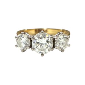 Diamond 1.32ct Ring In 18K Yellow Gold