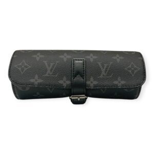 Louis Vuitton Monogram Eclipse 3 Watch Black case