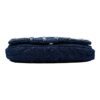 Chanel Cube Quilted Denim Triple Chain Flap Shoulder Bag