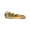 Diamond 0.05cts & Emerald Ring in 9K Yellow Gold