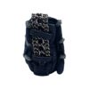 Chanel Cube Quilted Denim Triple Chain Flap Shoulder Bag