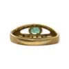 Diamond 0.05cts & Emerald Ring in 9K Yellow Gold