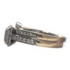 Diamond 0.50cts Duo Rings in 18K White Gold