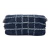 Chanel Cube Quilted Denim Triple Chain Flap Shoulder Bag