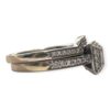 Diamond 0.50cts Duo Rings in 18K White Gold