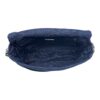 Chanel Cube Quilted Denim Triple Chain Flap Shoulder Bag