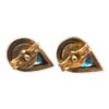 Topaz Earrings in 9K Yellow Gold