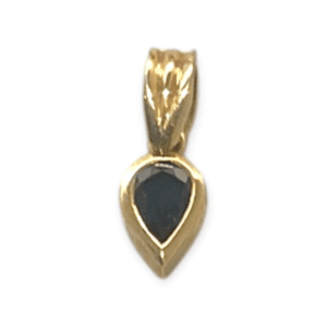 Topaz Pendant in 18K Yellow Gold