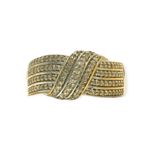 Diamond 0.25cts Ring in 9K Yellow Gold