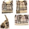 Burberry Smoke Check Coated Canvas Bag