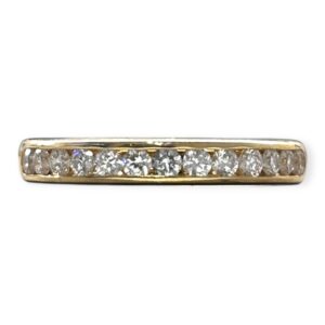 Diamond 0.20cts Ring In 18K Yellow Gold