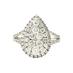 Diamond 1.00ct Ring In 9K White Gold