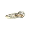 Diamond 0.50ct Ring In 14K White Gold And Rose Gold